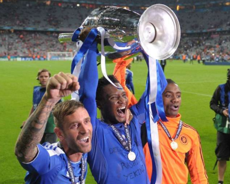 Mikel UCL trophy