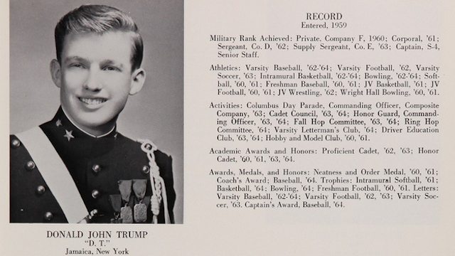 Trump-in-Military-school