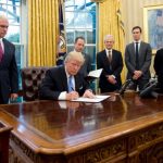 Trump signing executive orders