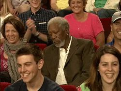 Morgan Freeman sleep GIF