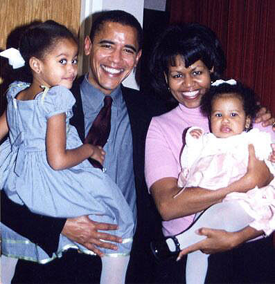 Obama young family