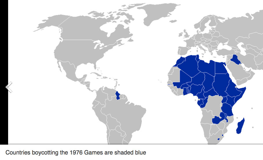 Nigeria boycotts 1976 Olympics