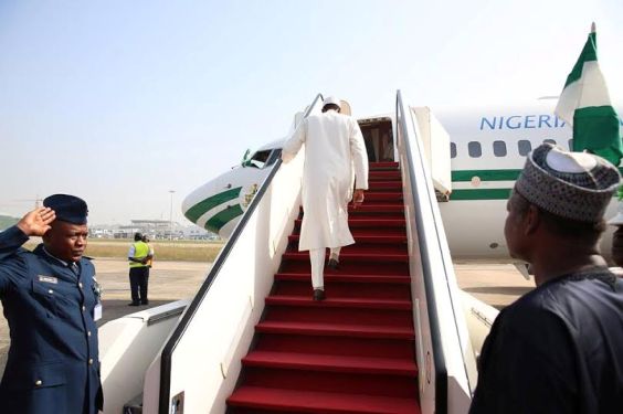 Buhari Traveling