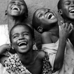 Kids laughing