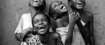 Kids laughing
