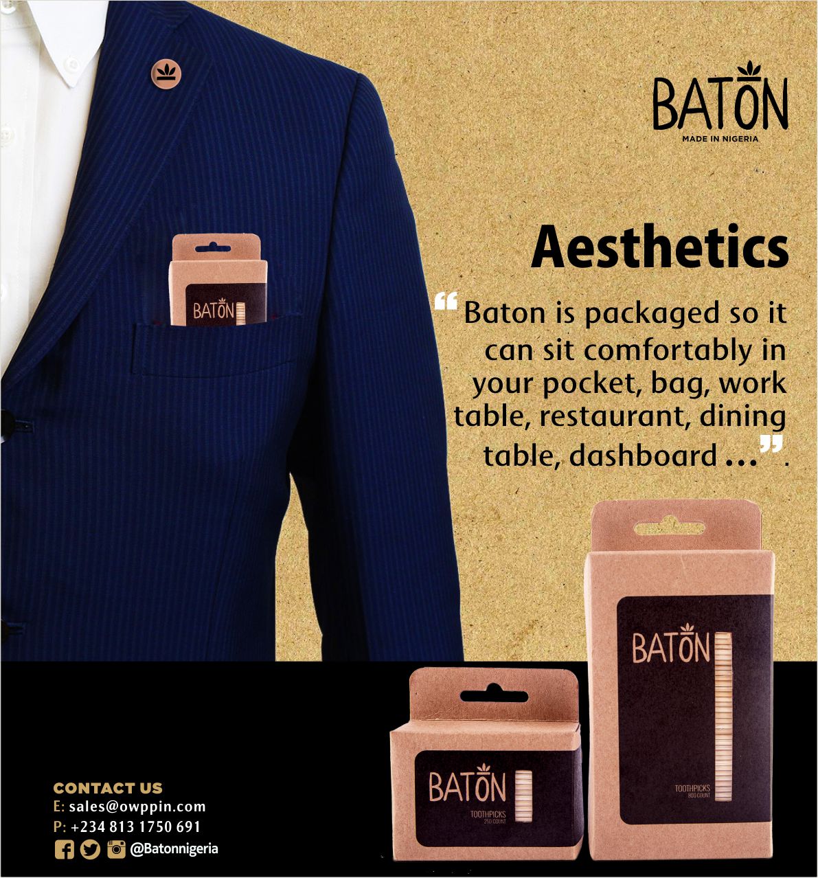 Baton Toothpick