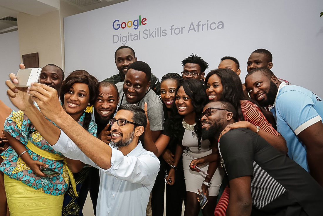 Google CEO Sundar Pichai in Nigeria