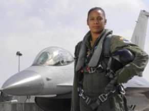 feminist, black woman fighter jet