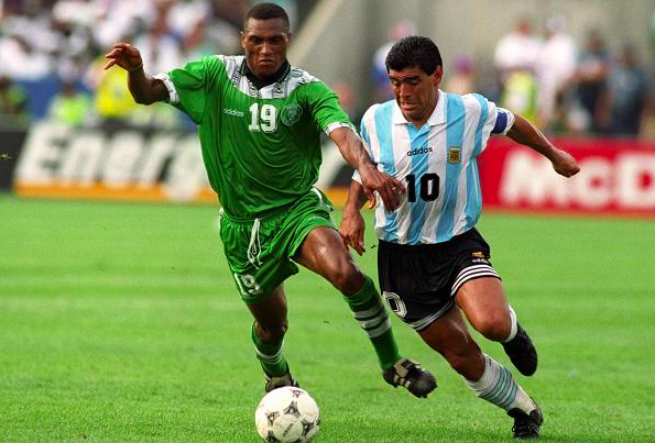 Michael Emenalo, Diego Maradona, 1994 Worldcup