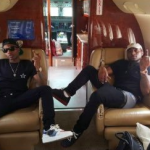 Wizkid and Davido Private jet