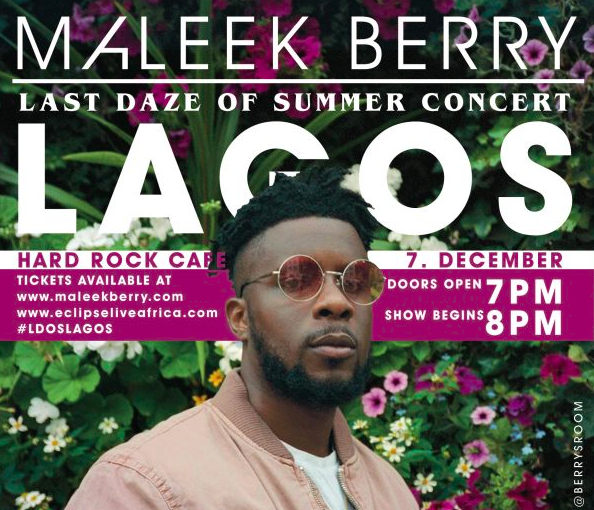 Maleek Berry concert