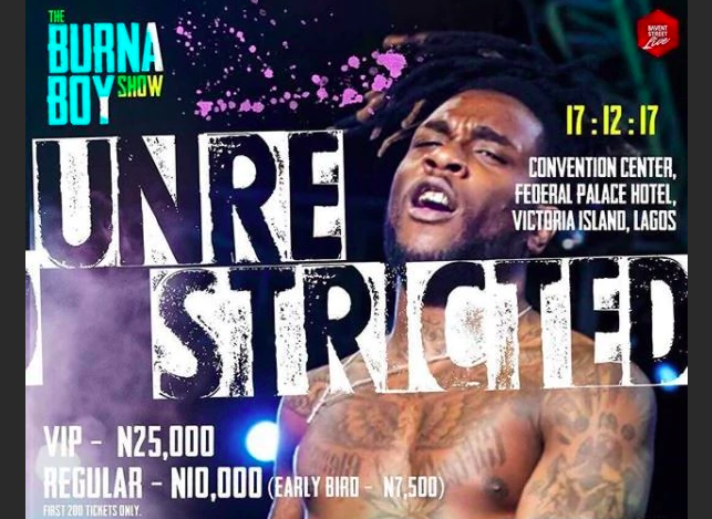 The Burna Boy show