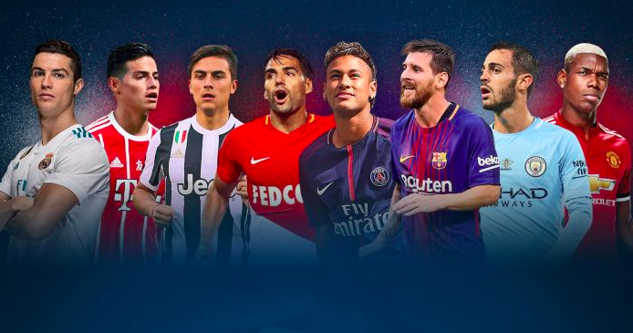 Messi, Ronaldo, Neymar, Pogba, Robben, champions league prediction