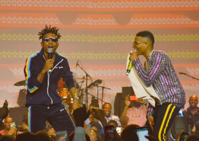 Wizkid and Mayorkun, concert