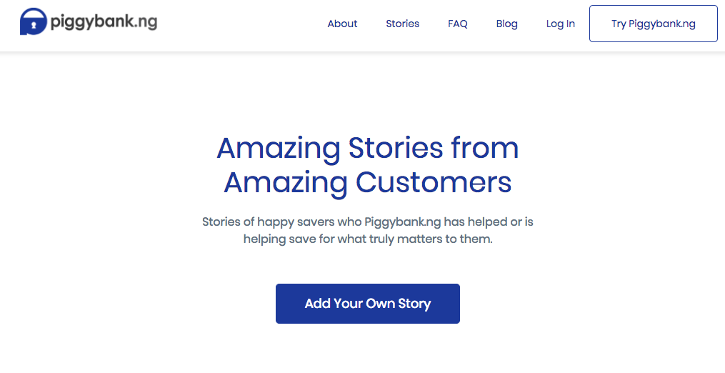 PiggyBank NG stories