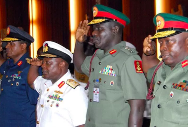 Nigerian service chiefs