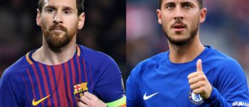 Messi and Hazard, Chelsea vs Barcelona