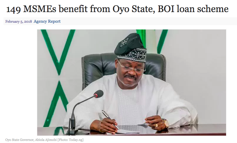 Oyo State, Progressive Governors