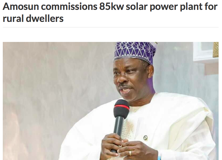 Amosun, Progressive Governors