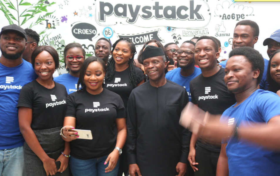 Osinbajo, Paystack, #VPTourOfTech 