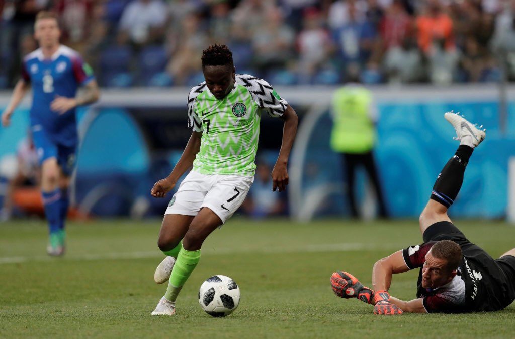 Ahmed Musa of the Super Eagles