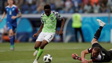 Ahmed Musa of the Super Eagles