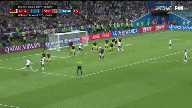 Kroos goal against Sweden