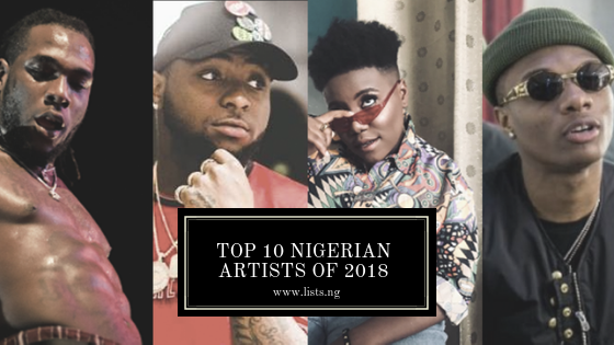 Top Nigerian Artists of 2018