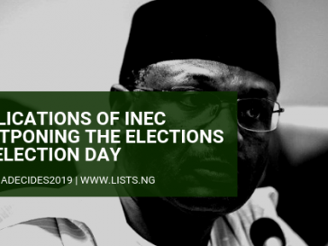INEC Nigeria Elections Postponed