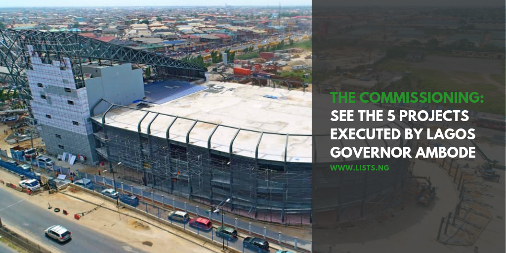 Buhari commissions Oshodi Terminal, project executed by Lagos Governor Ambode