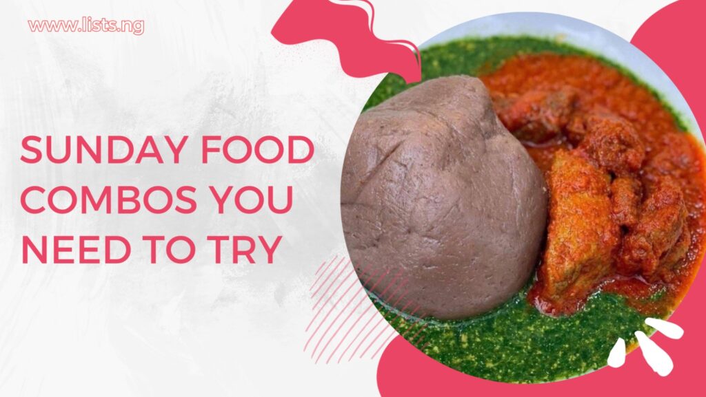 Naija food combos
