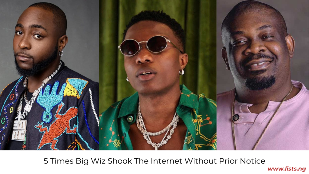 5 Times Big Wiz Shook The Internet Without Prior Notice
