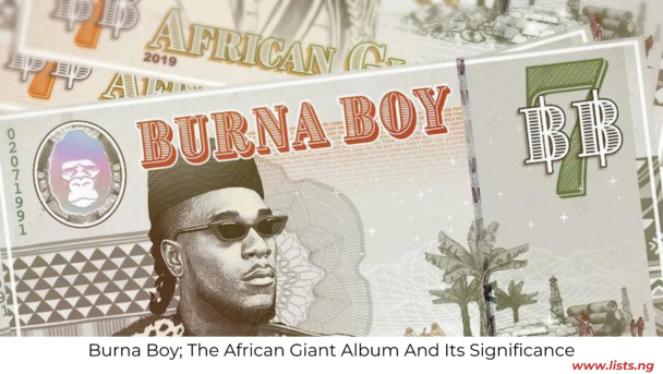 Burna Boy; The African Giant Album And Its Significance