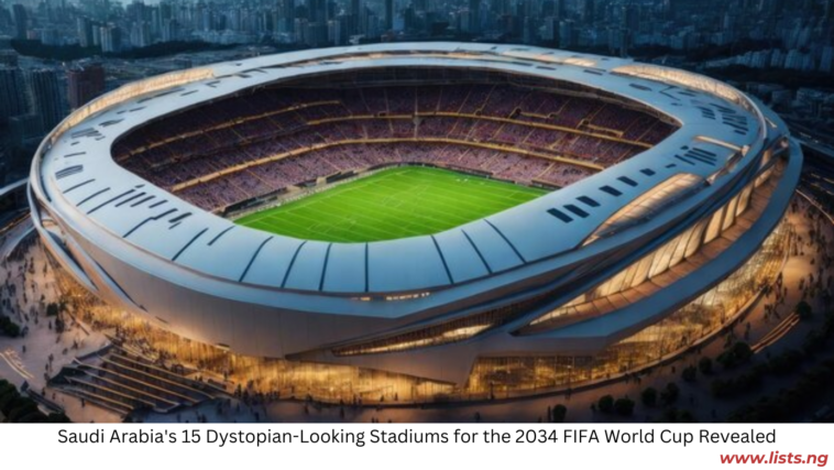 Saudi Arabia's 15 Dystopian - Looking Stadiums For The 2034 Fifa World Cup Revealed