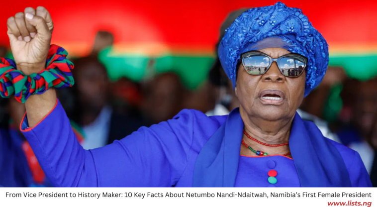 From Vice President to History Maker: 10 Key Facts About Netumbo Nandi-Ndaitwah, Namibia’s First Female President