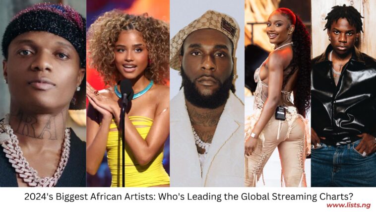 2024's Biggest African Artists: Who's Leading the Global Streaming Charts?