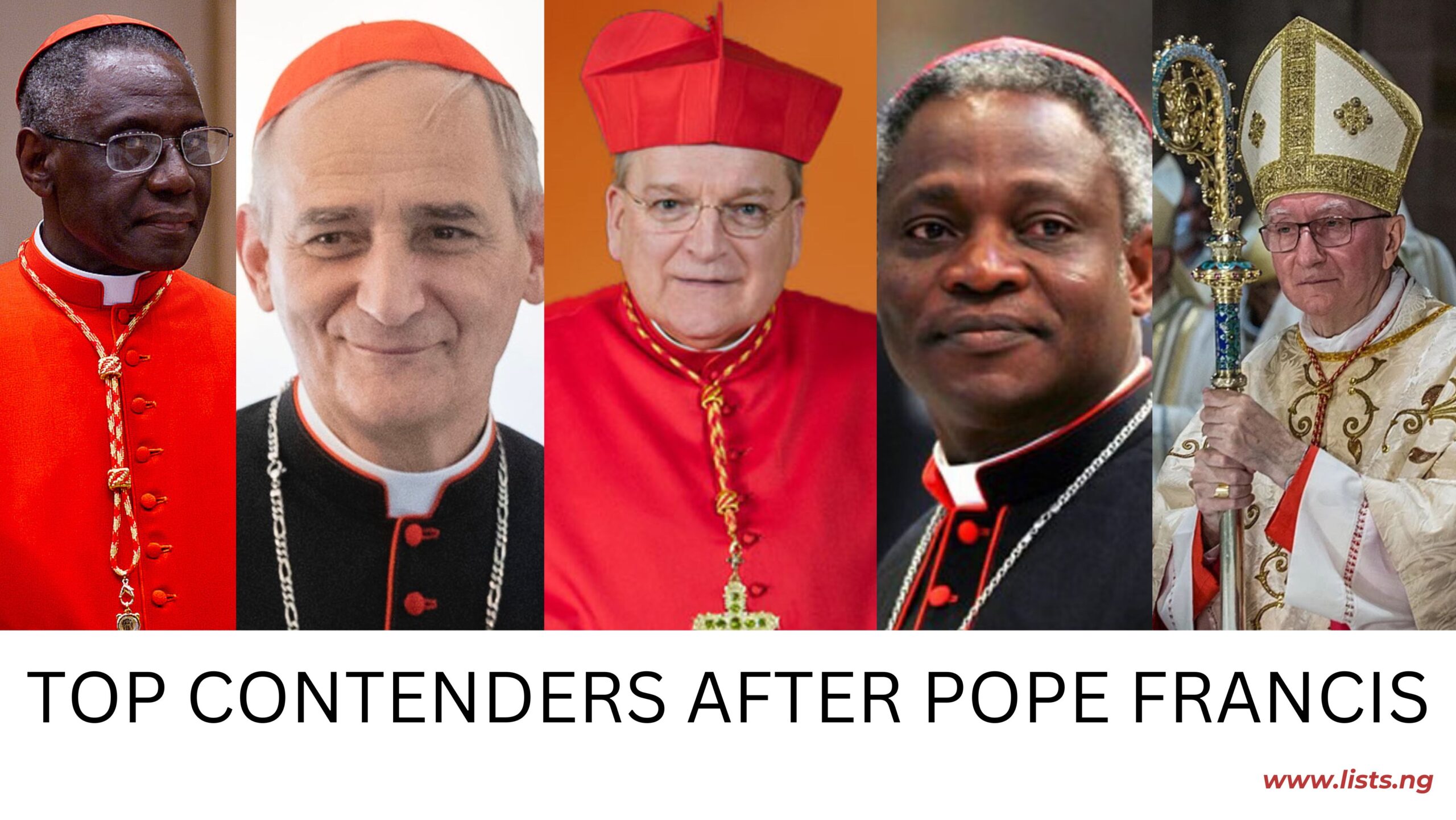 Pietro Parolin & 10 Other Leading Contenders After Pope Francis
