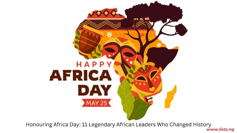 Honouring Africa Day: 11 Legendary African Leaders Who Changed History