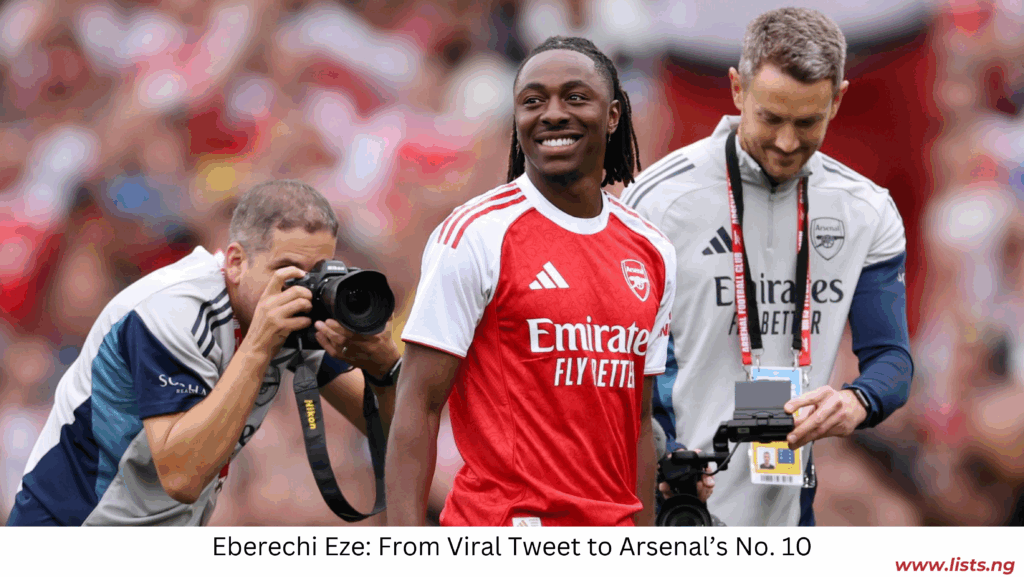 Eberechi Eze: From Viral Tweet to Arsenal’s No. 10