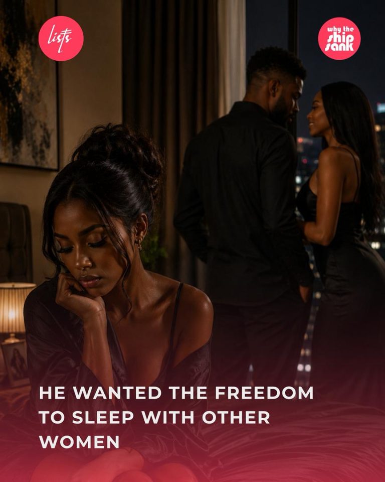WTSS: He Wanted the Freedom To Sleep With Other Women