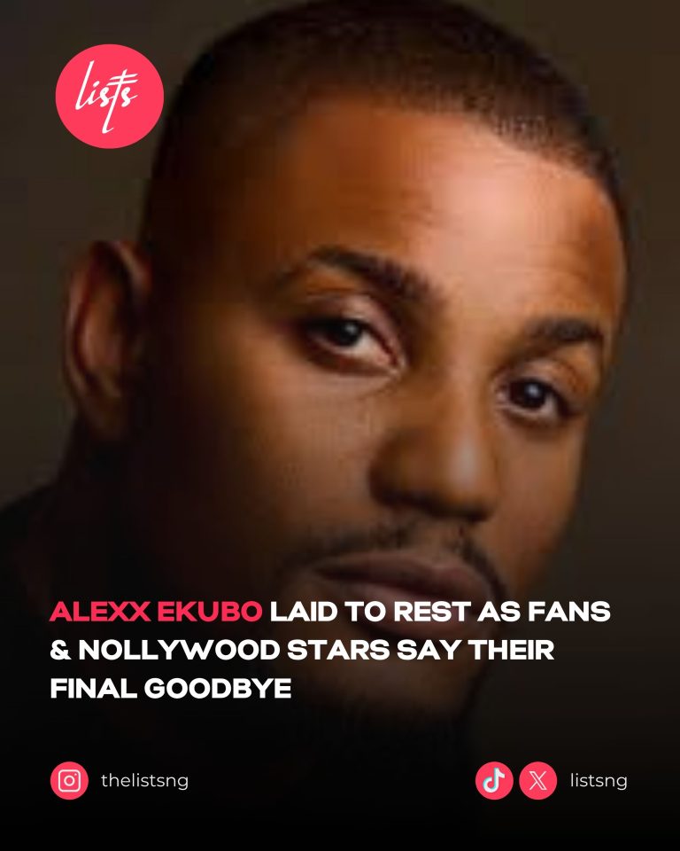 Alexx Ekubo Laid To Rest as Fans & Nollywood Stars Say Their Final Goodbye